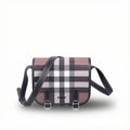 Check Crossbody Messenger Bag