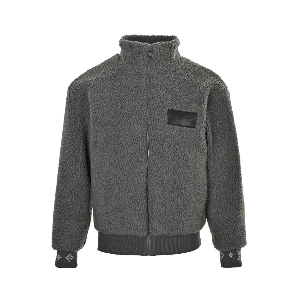 Teddy Fleece Stand-Collar Jacket