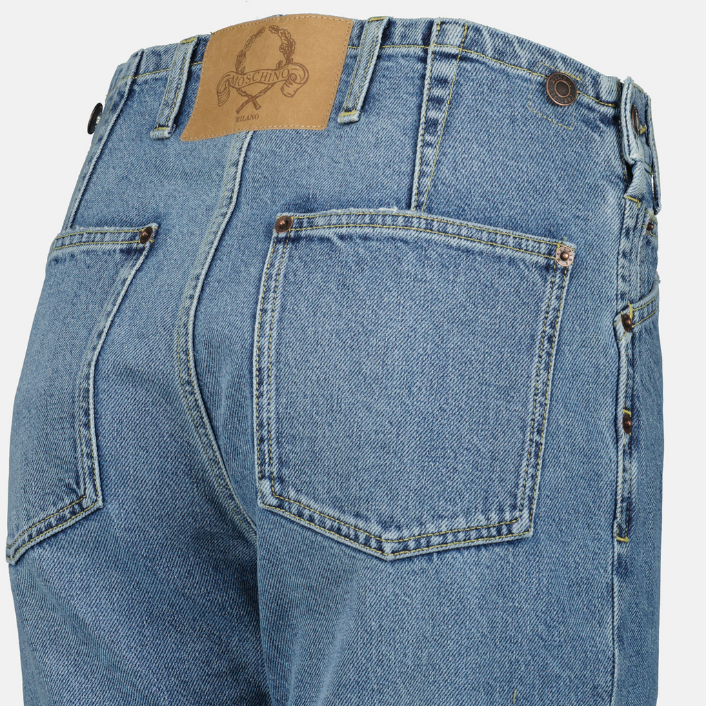 Straight-Leg Vintage Wash Jeans