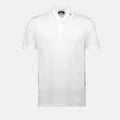 Versace Minimalist White Polo Shirt with Medusa Accent