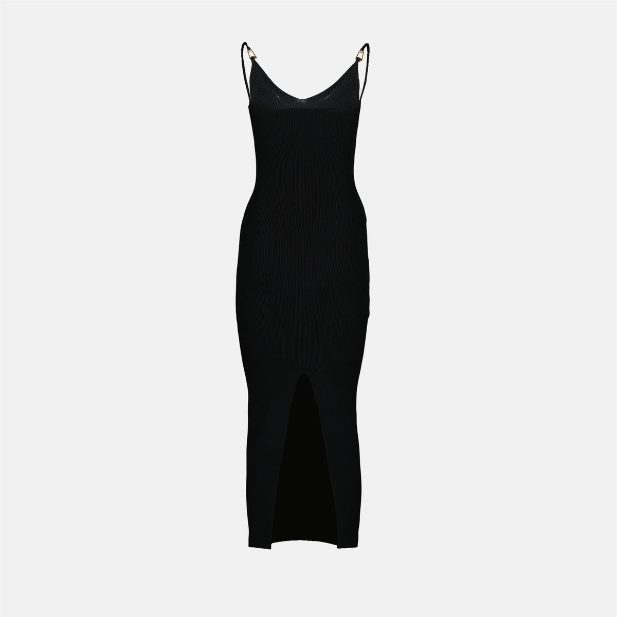 Ribbed Knit Maxi Slip Dress