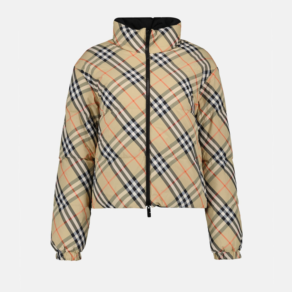 Vintage Check Puffer Jacket