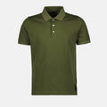 Fendi Olive Green Polo Shirt with Tonal FF Logo