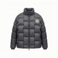 Square Quilted Embossed Back Puffer Jacket