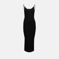 Ribbed Knit Maxi Slip Dress