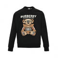 Thomas Bear Checked Applique Sweatshirt | Black