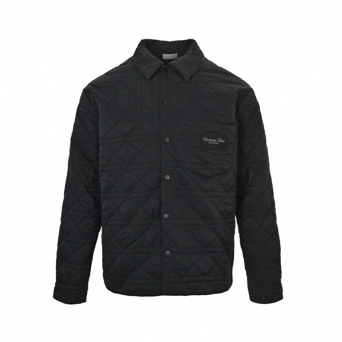 Quilted Couture Jacket – Black