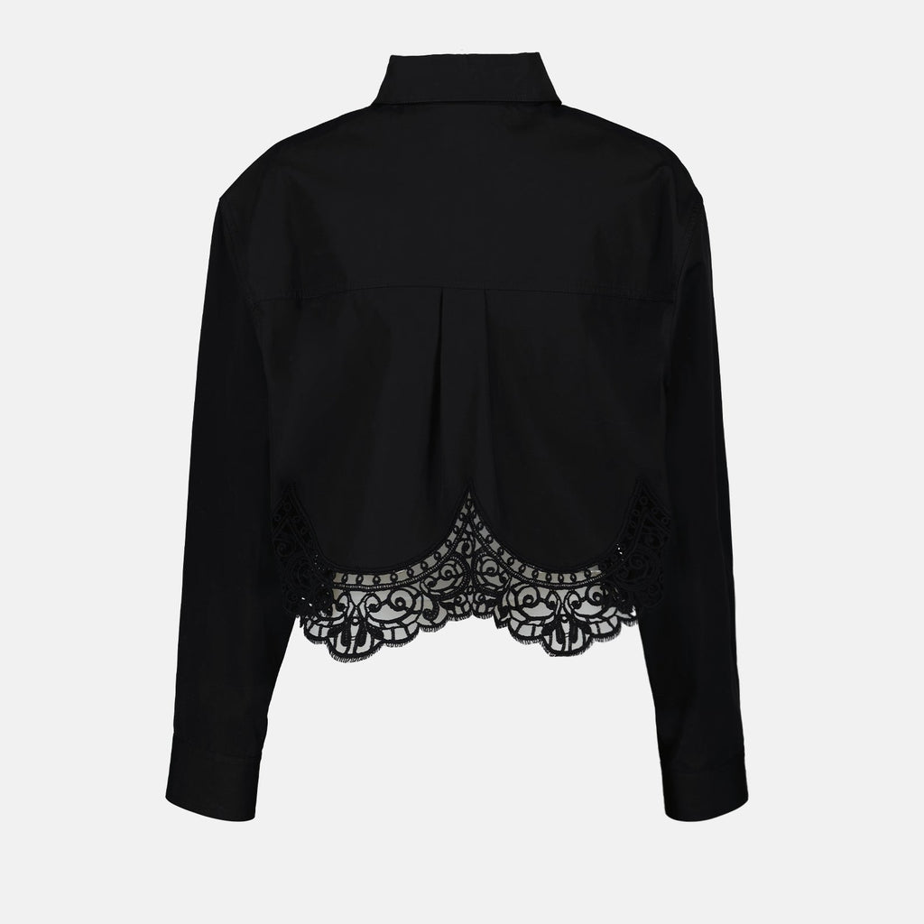 Cropped Lace Shirt