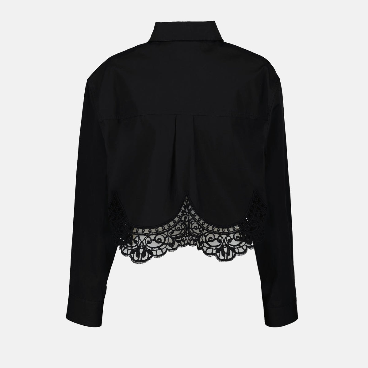 Cropped Lace Shirt