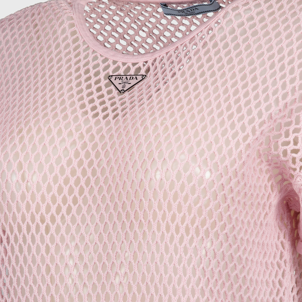 Mesh Knit T-Shirt