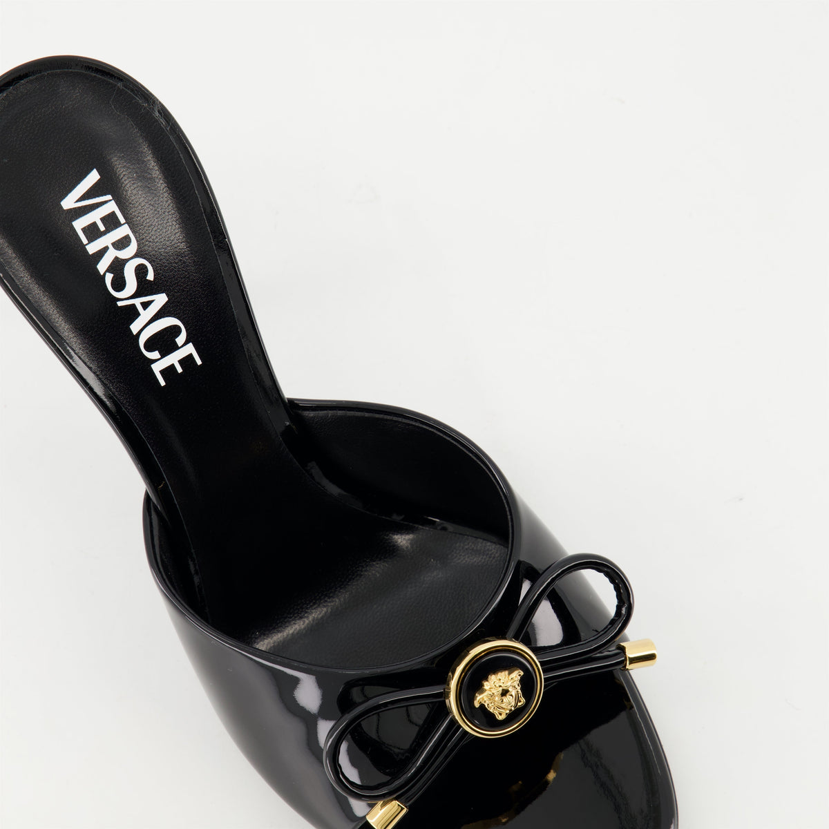 Patent Leather Mule Heels