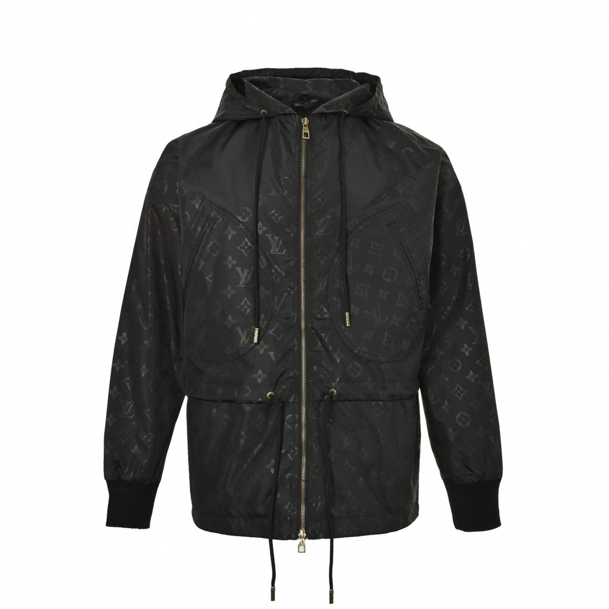 Monogram Hooded Windbreaker – Black Technical Edition