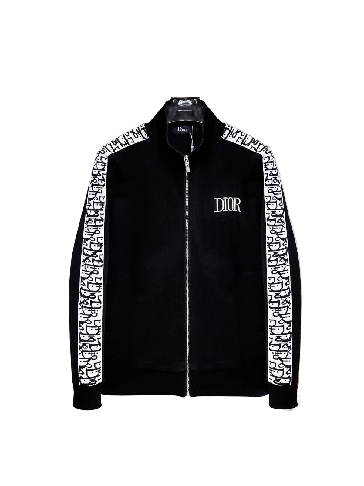 Signature Zip-Up Tracksuit in Black