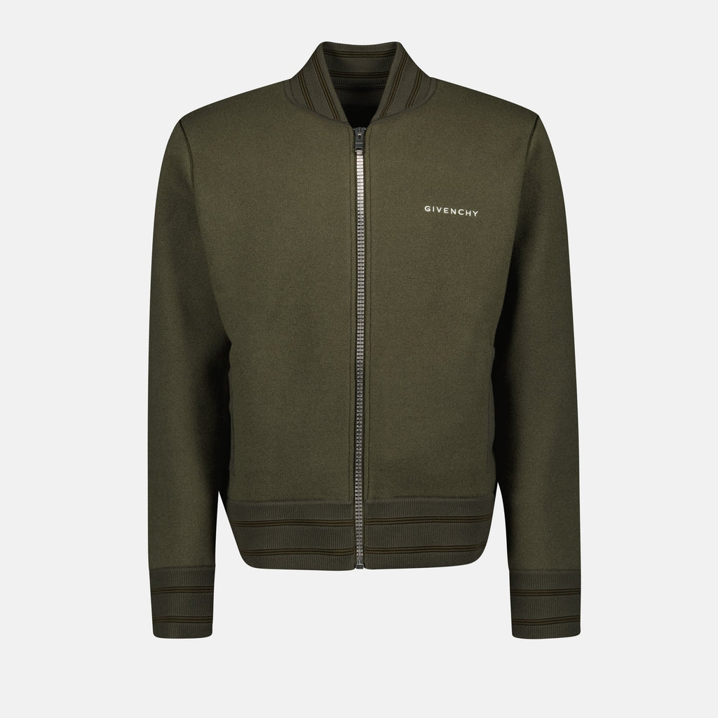 Khaki Varsity Jacket