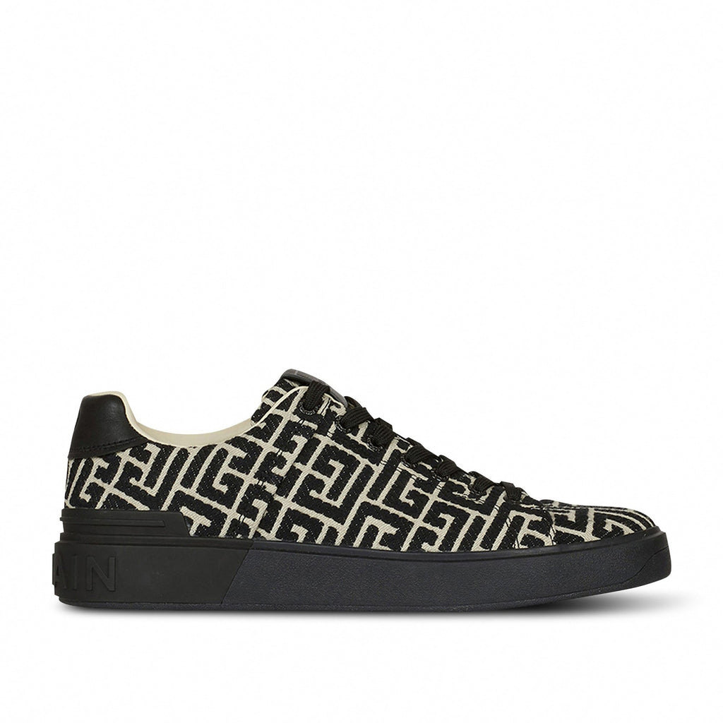 Monogram jacquard B-Court sneakers