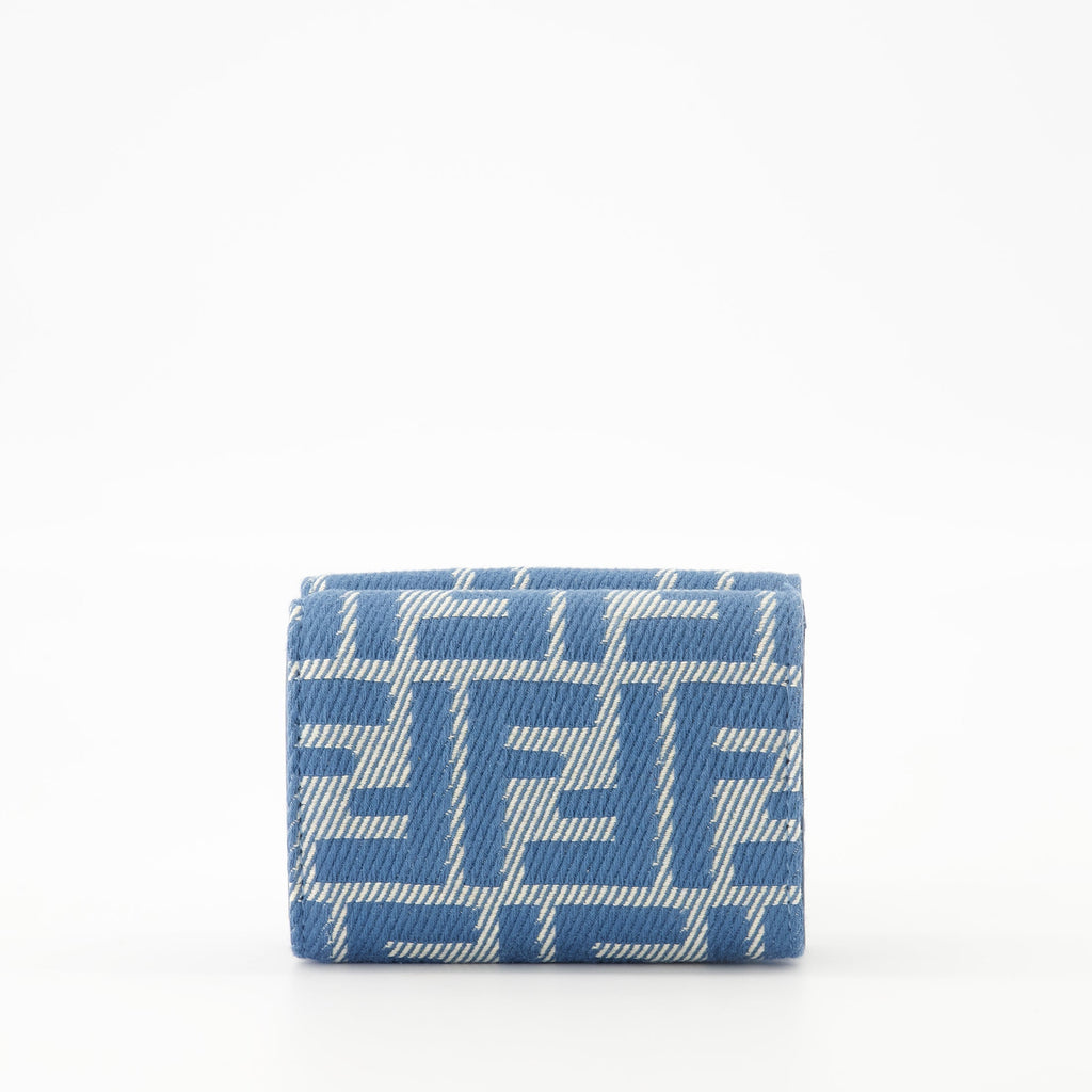 Jacquard Mini Denim Wallet