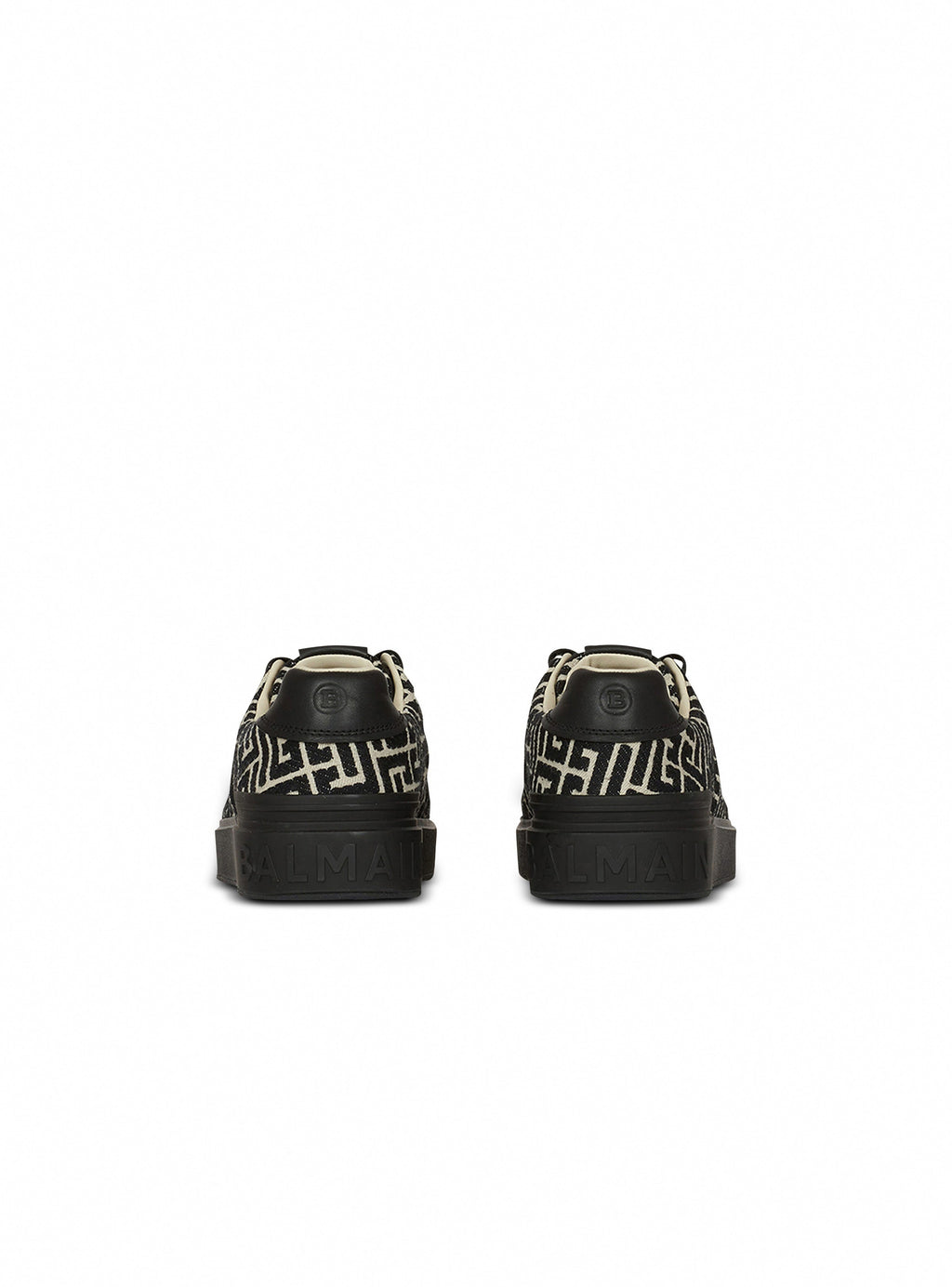 Monogram jacquard B-Court sneakers