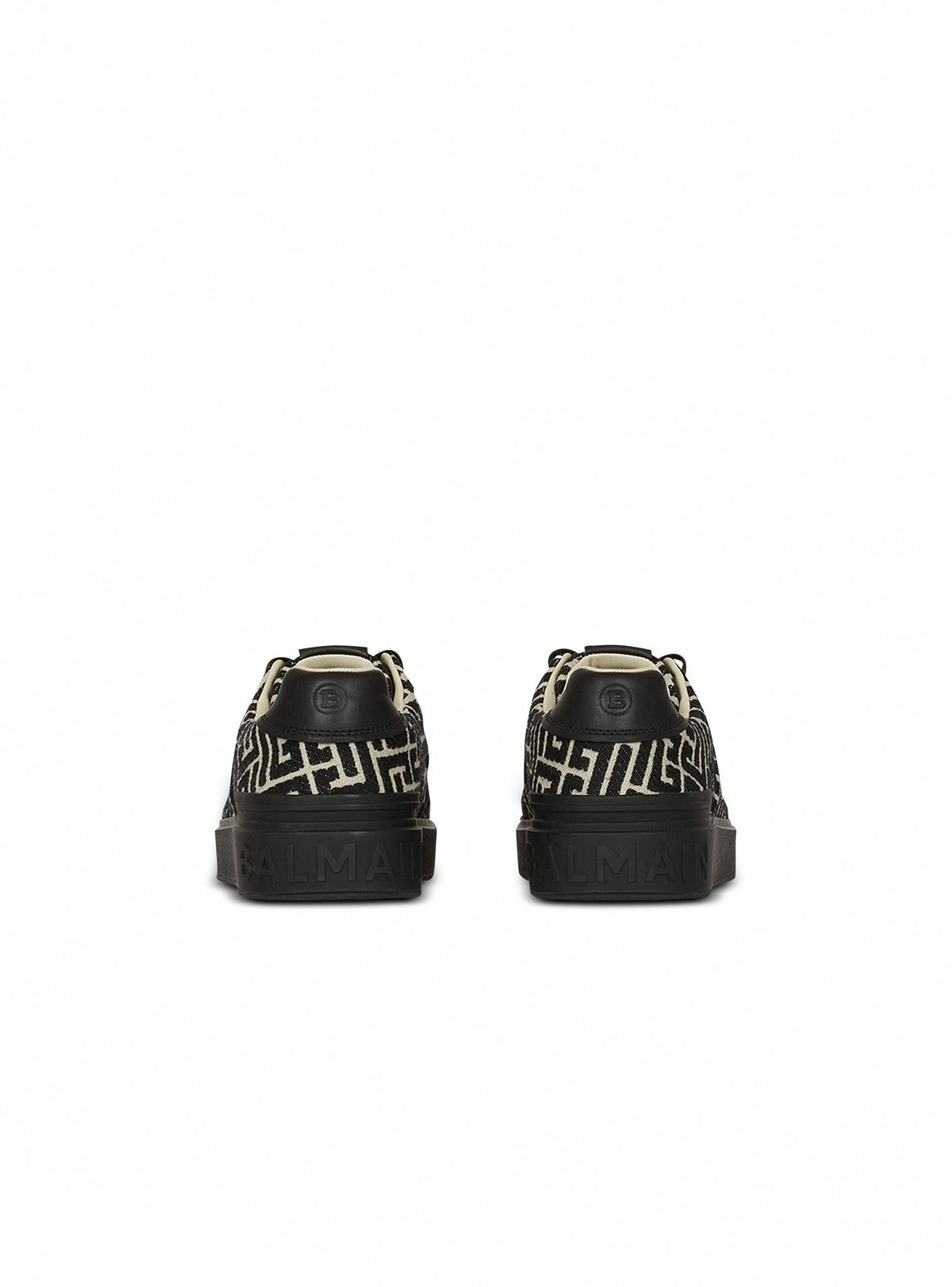Monogram jacquard B-Court sneakers