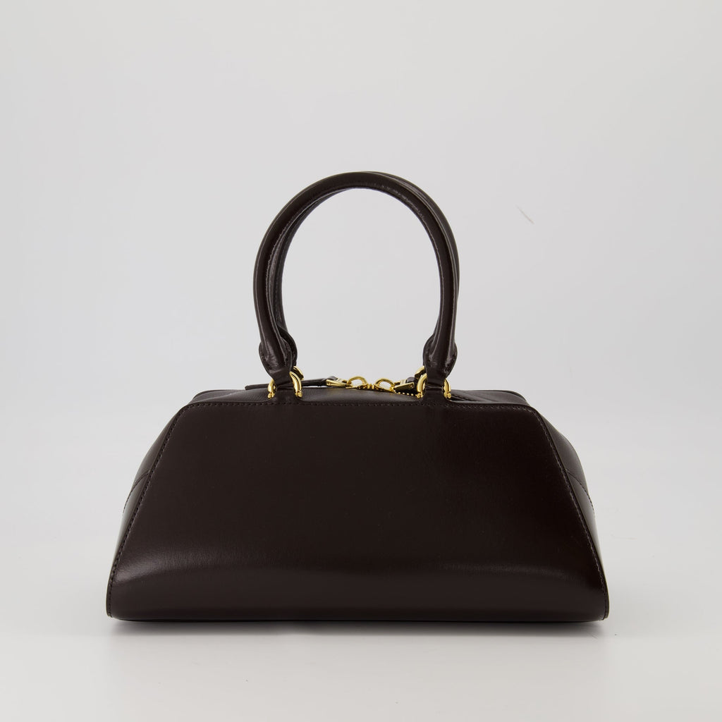 Mini Antigona Top Handle Bag – Dark Brown