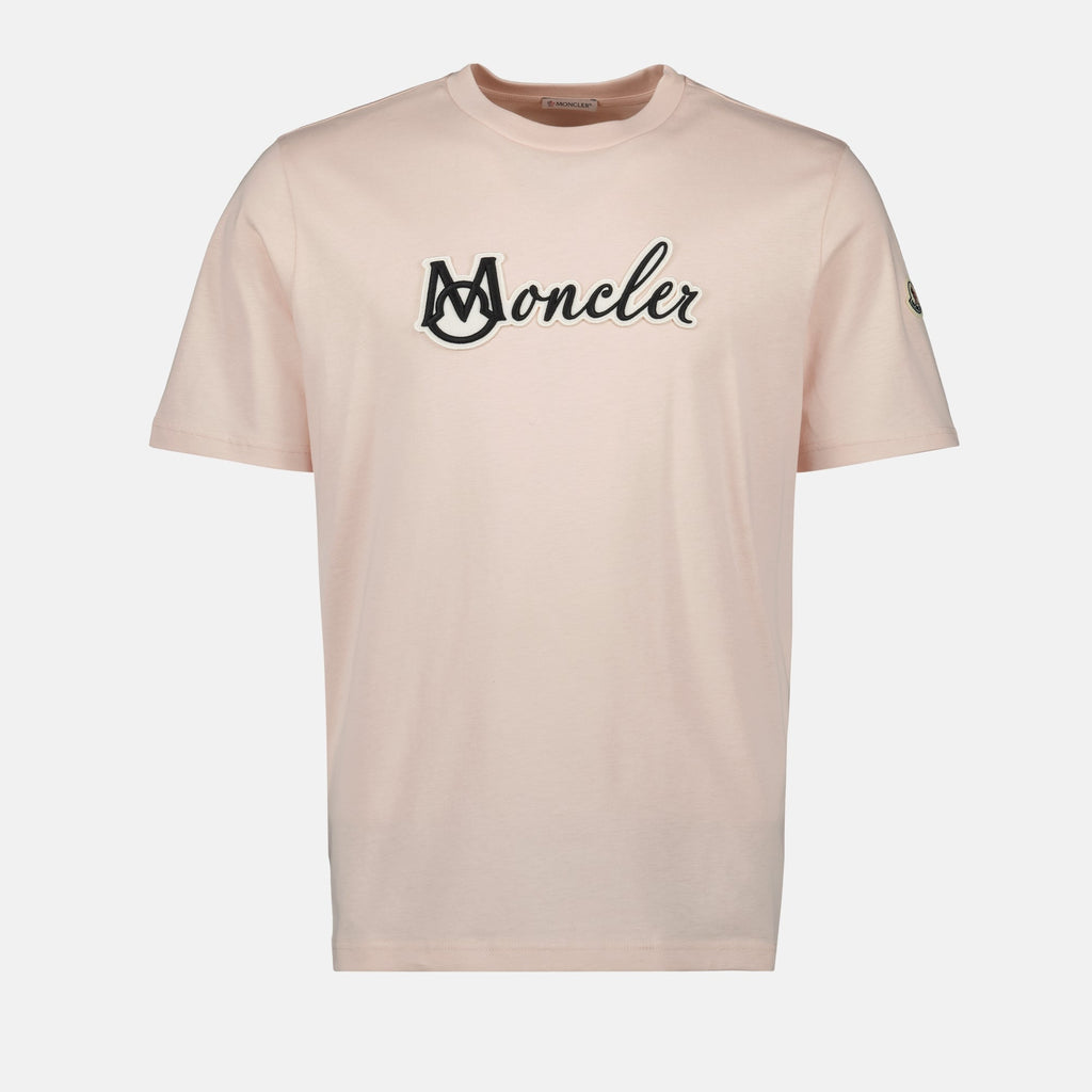 Light Pink Embroidered Logo T-Shirt