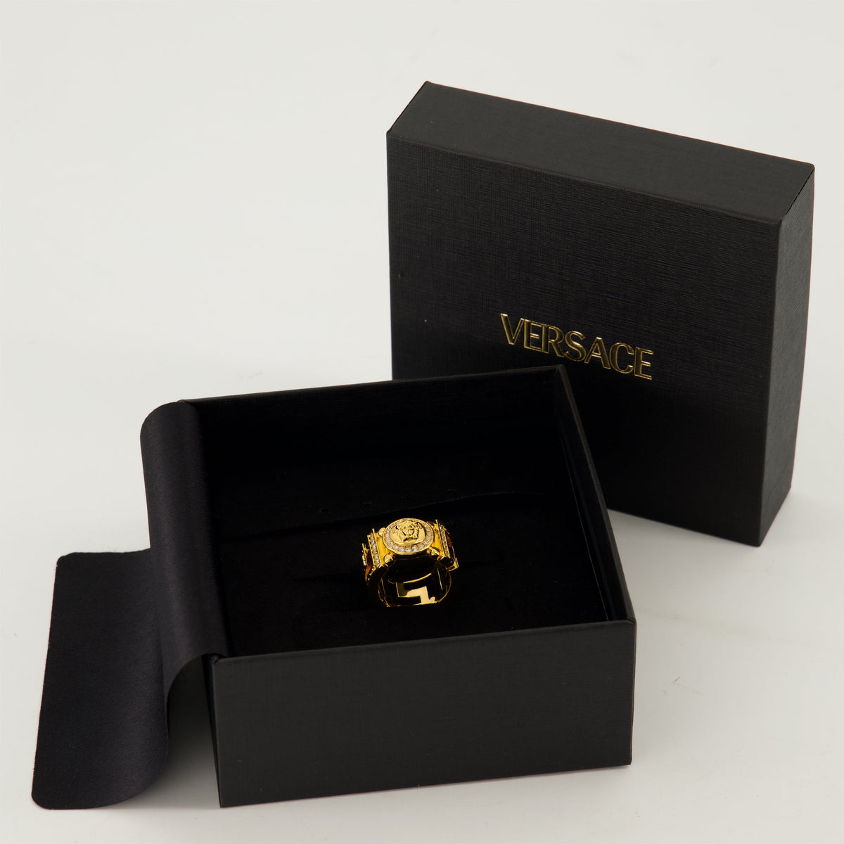Medusa Crystal Embellished Ring