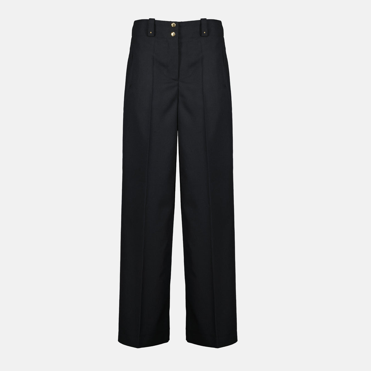 Wide-Leg Tailored Trousers