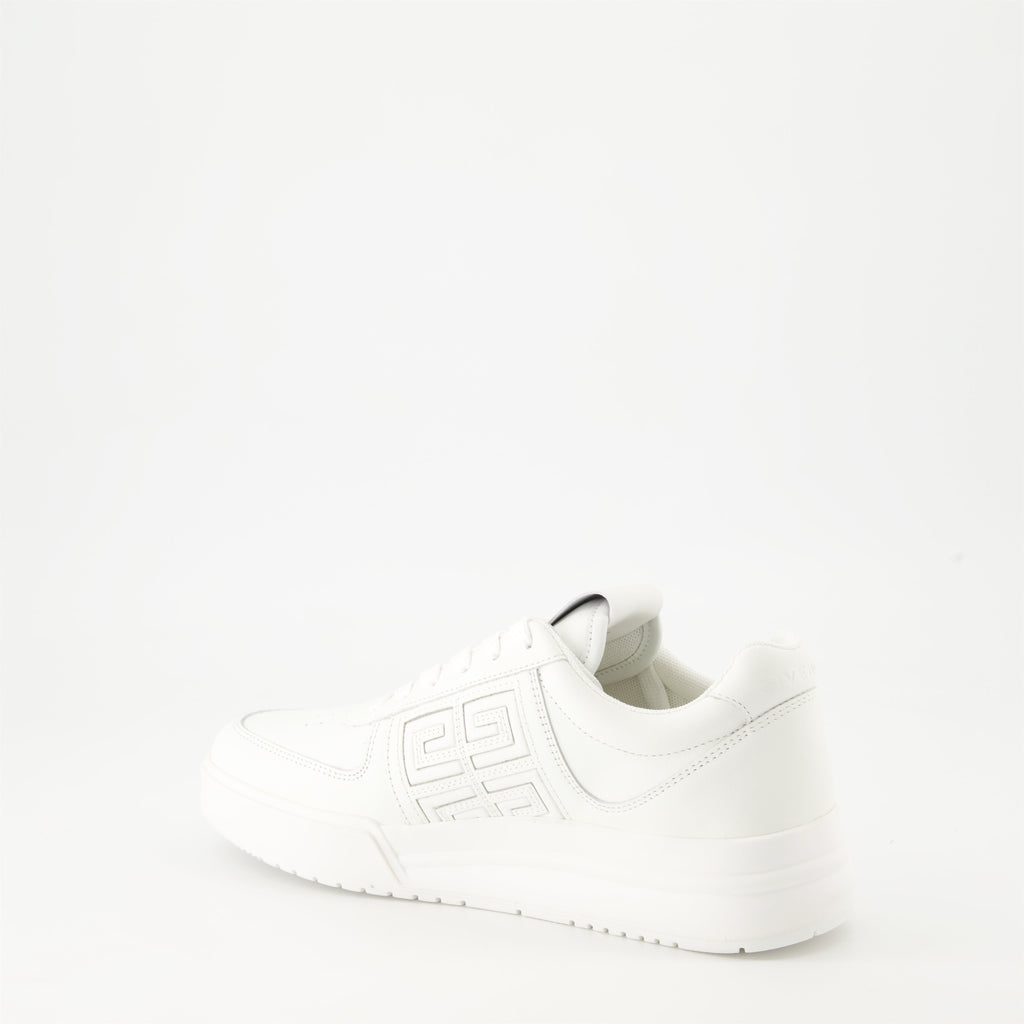 White Monogram Sneakers