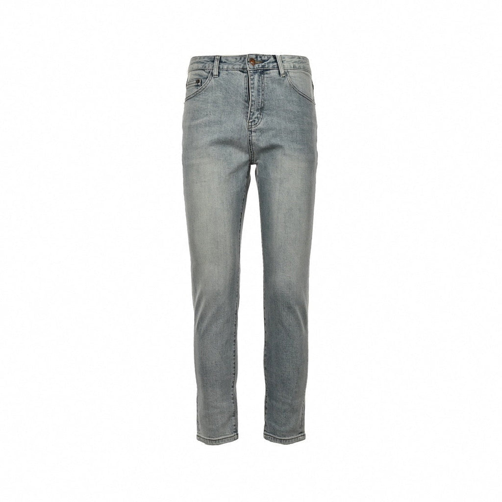 Light Wash Slim-Fit Denim Jeans