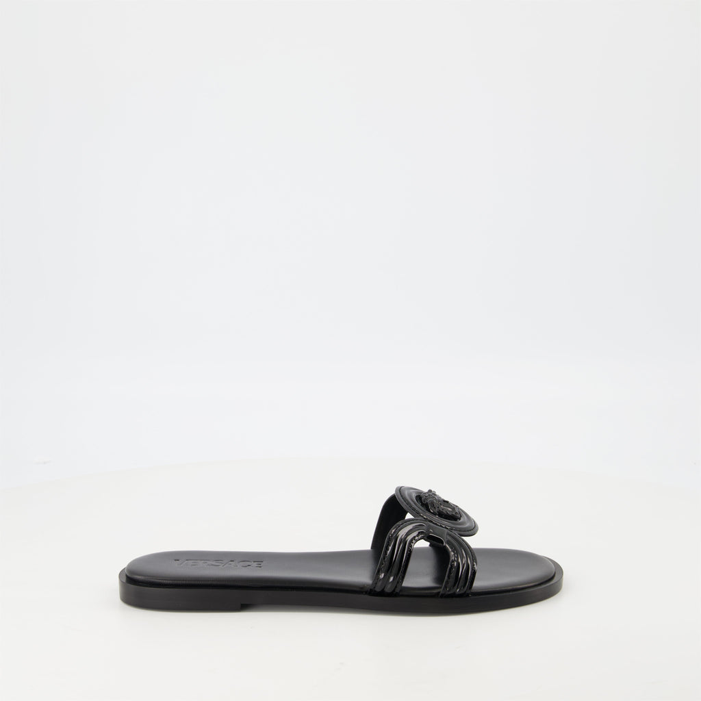La Medusa Flat Slide Sandals