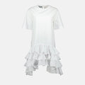 Ruffled Hem T-Shirt Dress