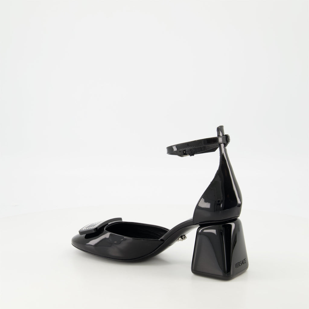 Ankle-Strap Block Heel Sandals