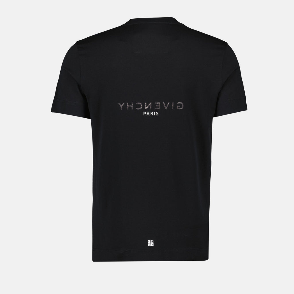 Black Logo Cotton T-Shirt