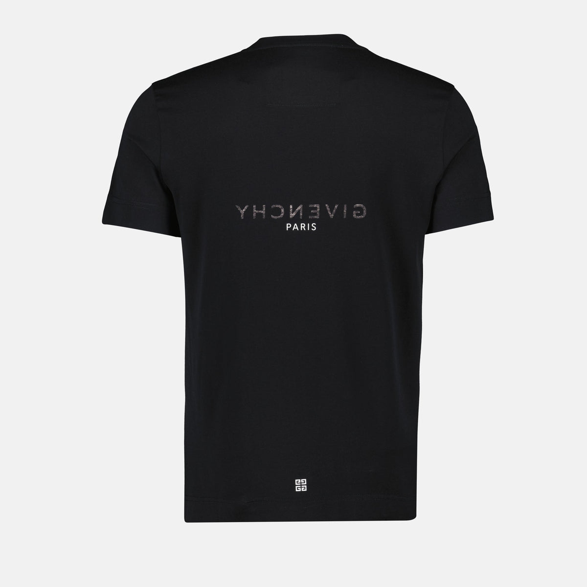Black Logo Cotton T-Shirt