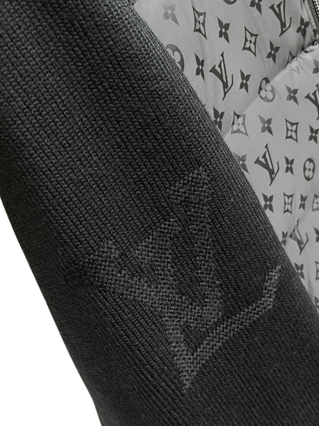 Monogram Hybrid Knit & Puffer Jacket