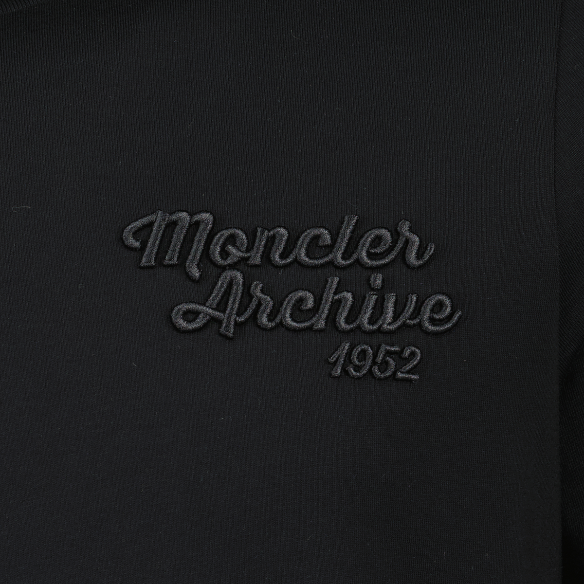Black Embroidered Logo T-Shirt