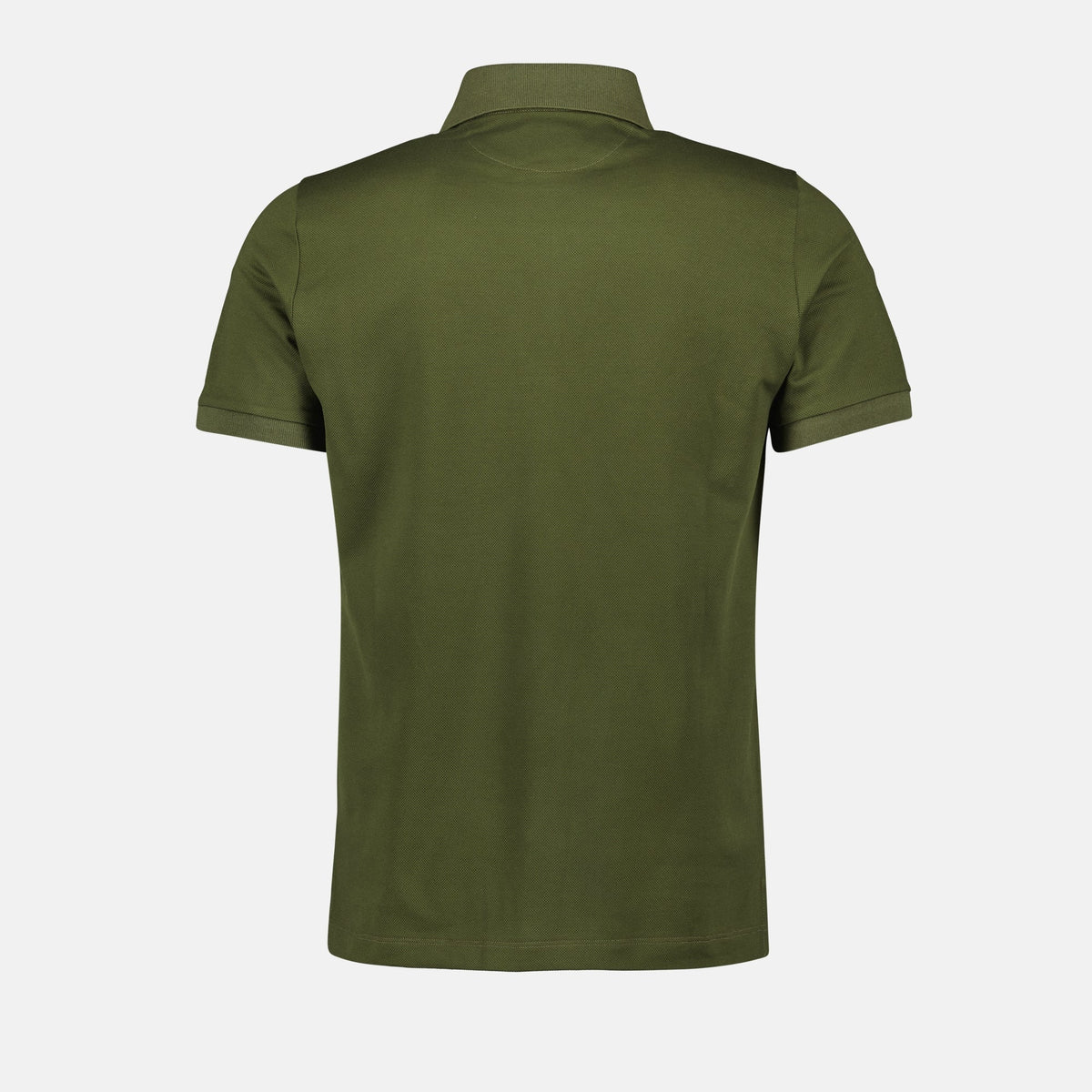Fendi Olive Green Polo Shirt with Tonal FF Logo