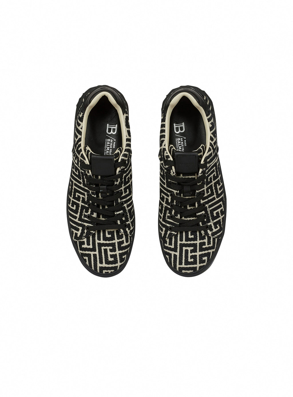 Monogram jacquard B-Court sneakers