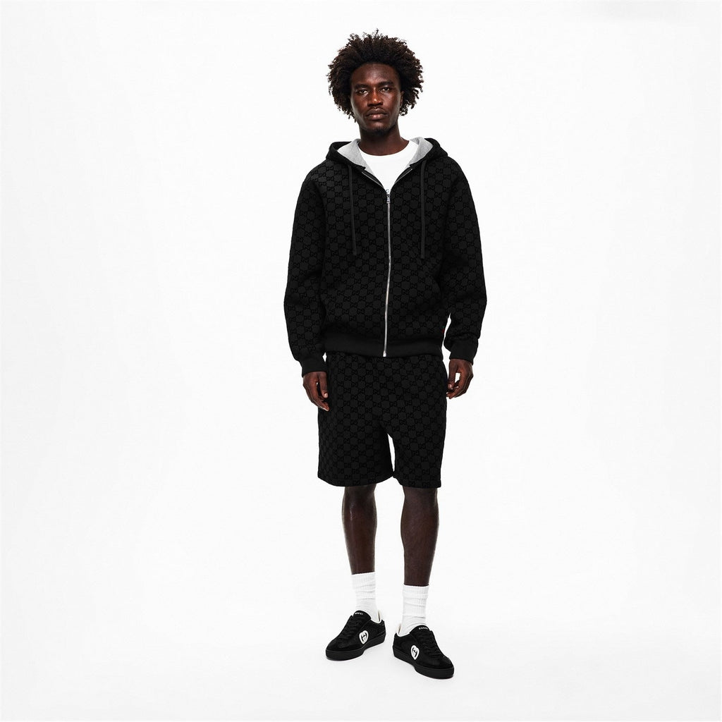 GG Flock Zip Hoodie