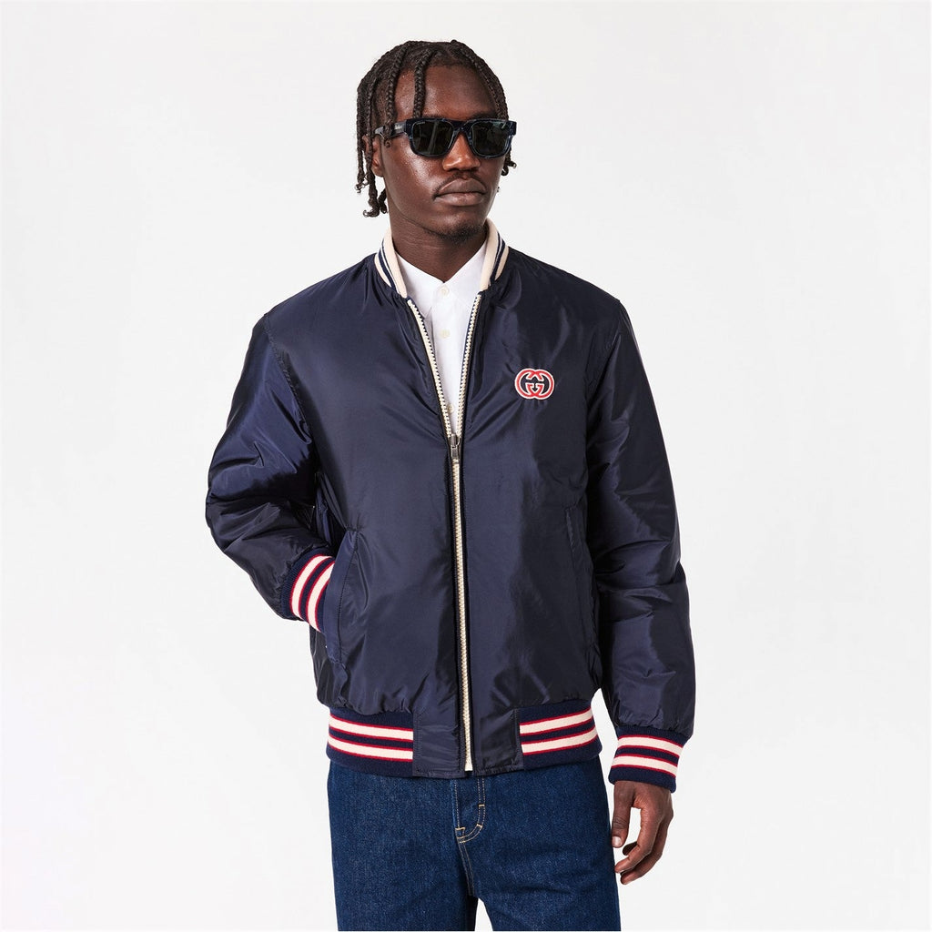 Reversible GG Bomber Jacket