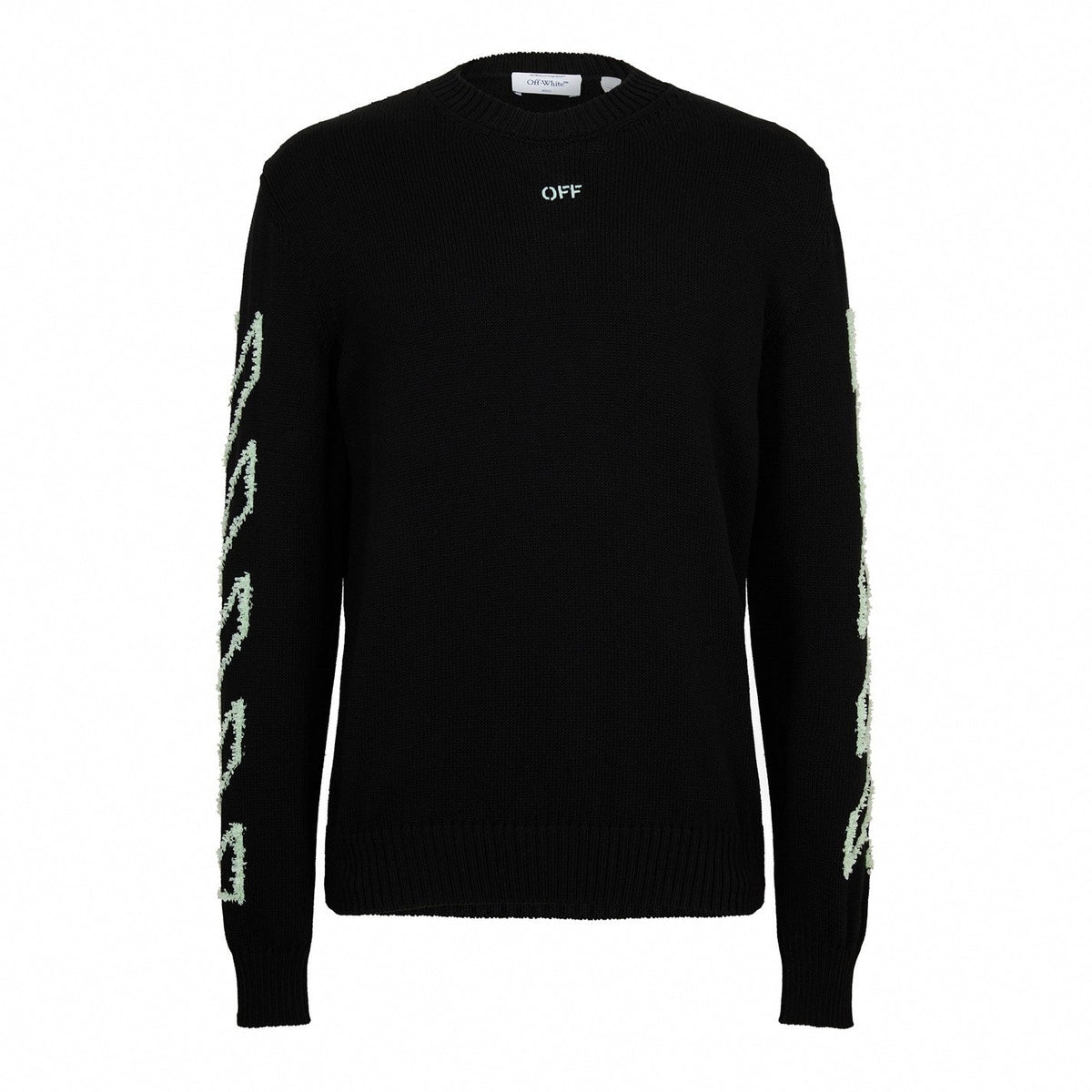 Diagonal Arrow Crew Neck Jumper