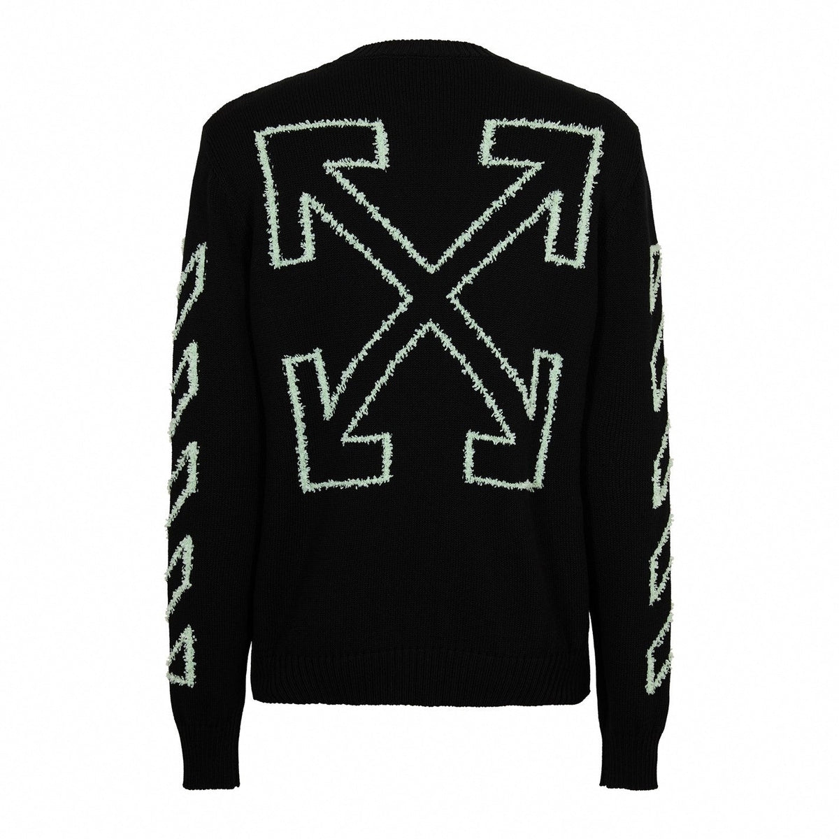 Diagonal Arrow Crew Neck Jumper