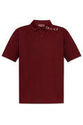 Burgundy Polo with Logo
