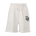 White Logo Shorts
