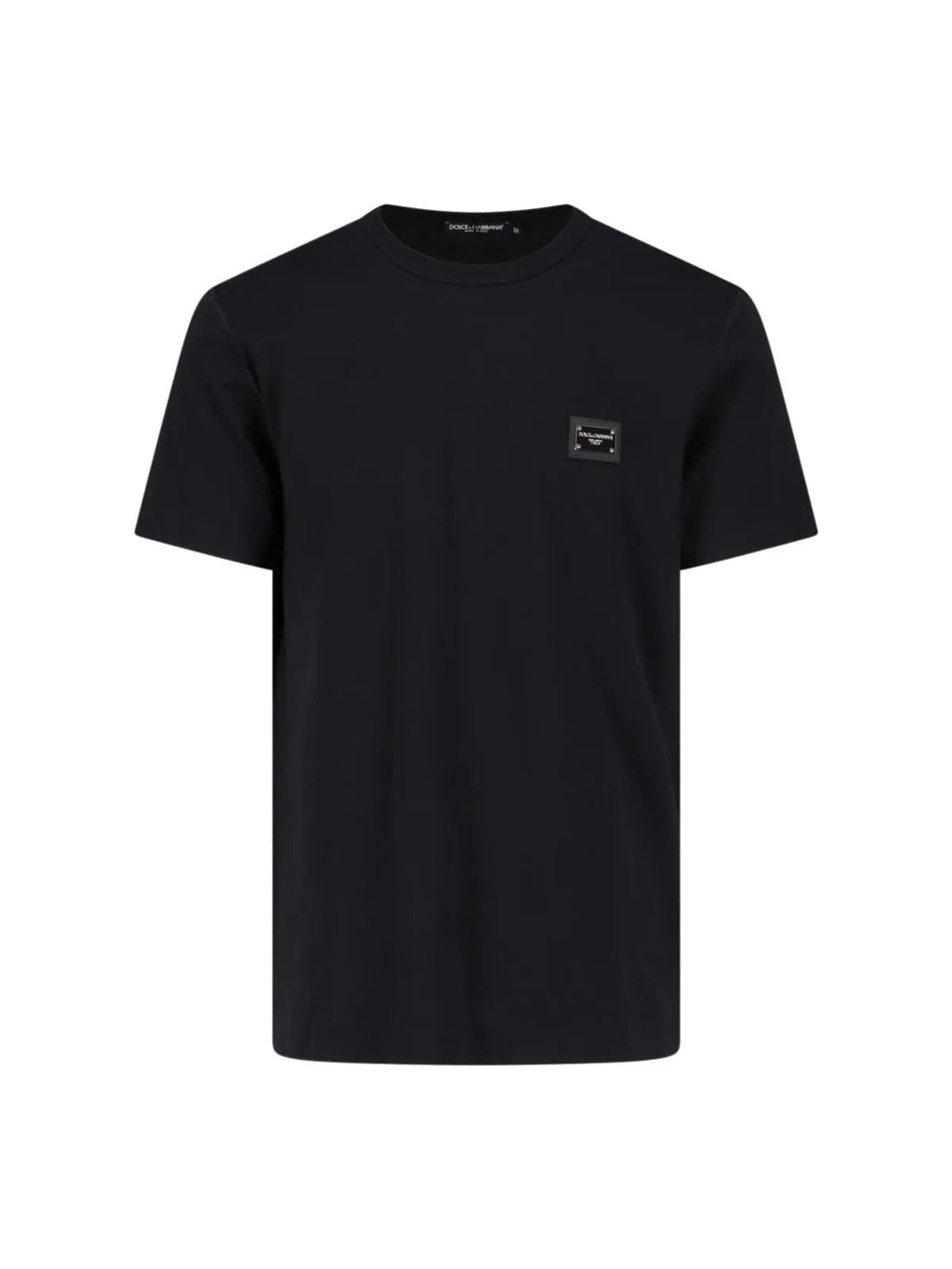 Logo Plaque Crewneck T-Shirt