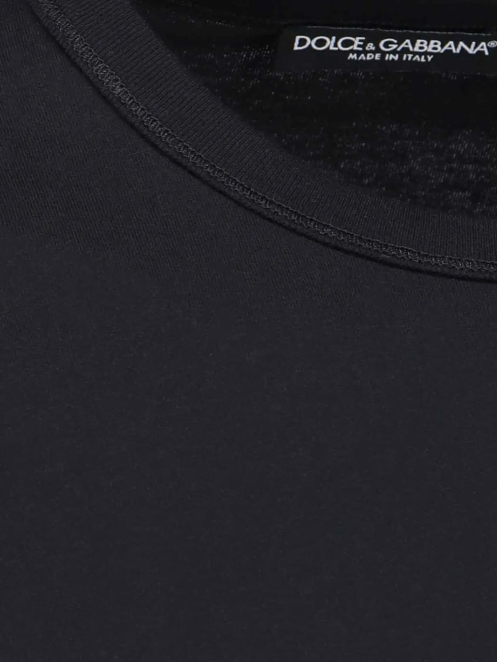Logo Plaque Crewneck T-Shirt