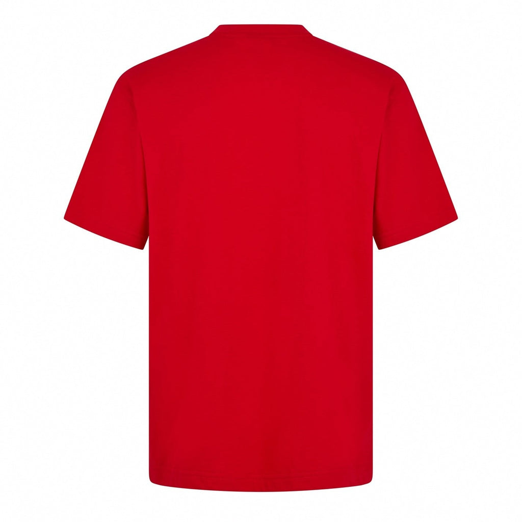 Logo Web Stripe Cotton T-Shirt - Red