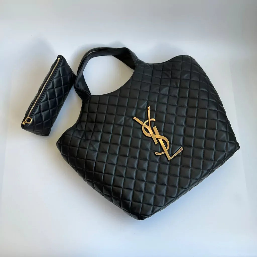 Saint Laurent Icare Handbag Made Of Quilted Lambskin Leather