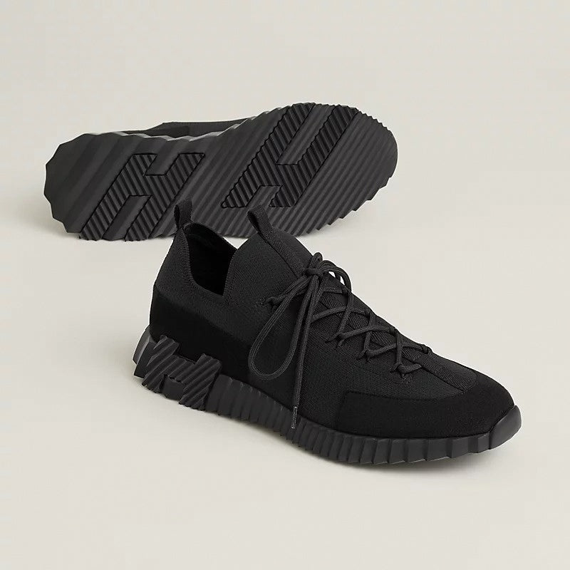 Lift Knit Slip-On Sneakers in Black