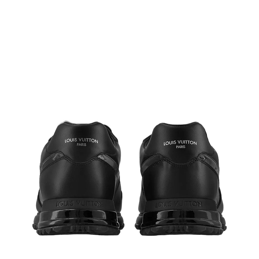Run Away Sneaker – Black Iridescent Monogram