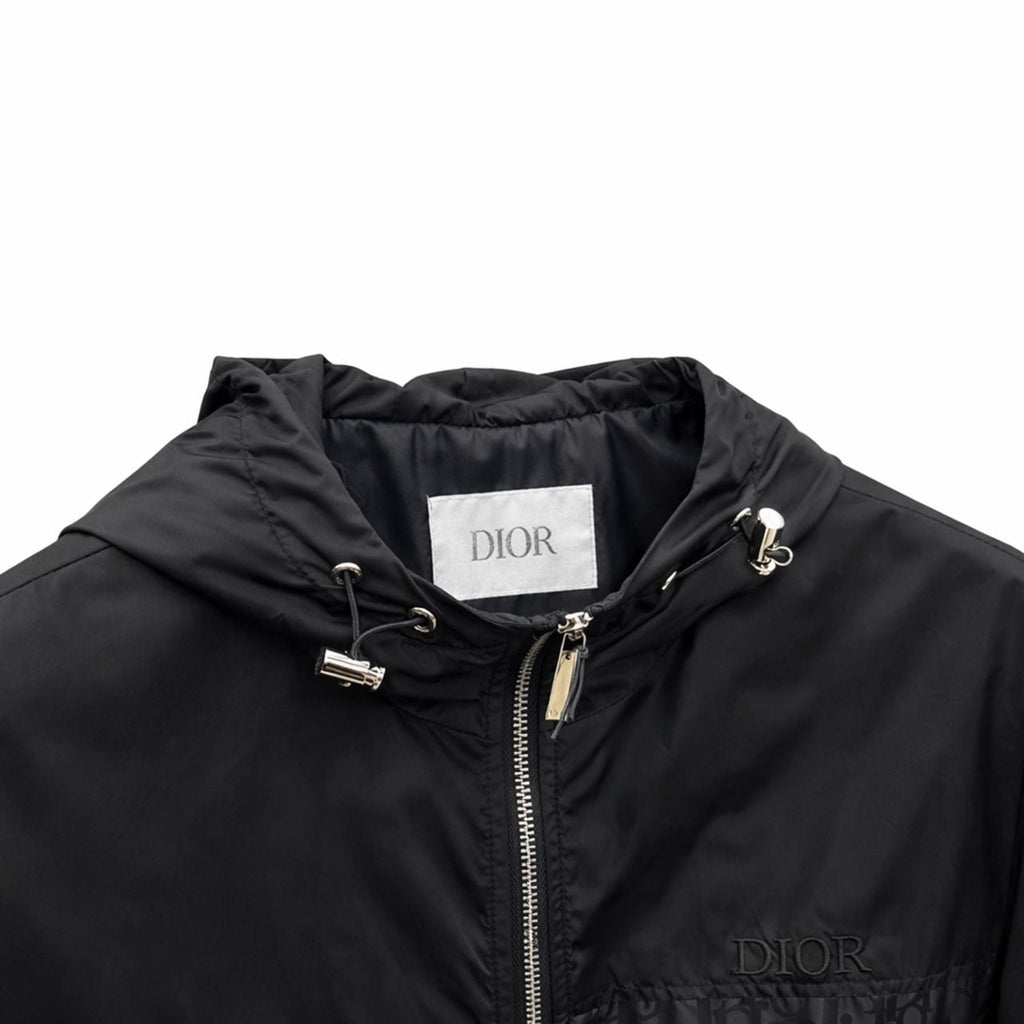 Dior Oblique Hooded Windbreaker Jacket
